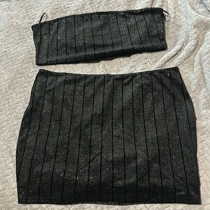2 pieces set in black size 2xl